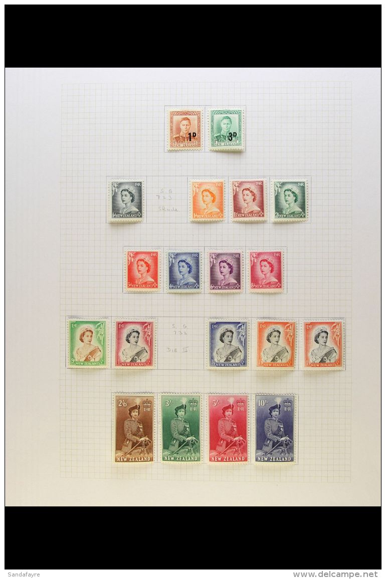 1952-1975 COMPREHENSIVE SUPERB MINT COLLECTION On Leaves, All Different, Virtually COMPLETE For The Period, Inc... - Altri & Non Classificati