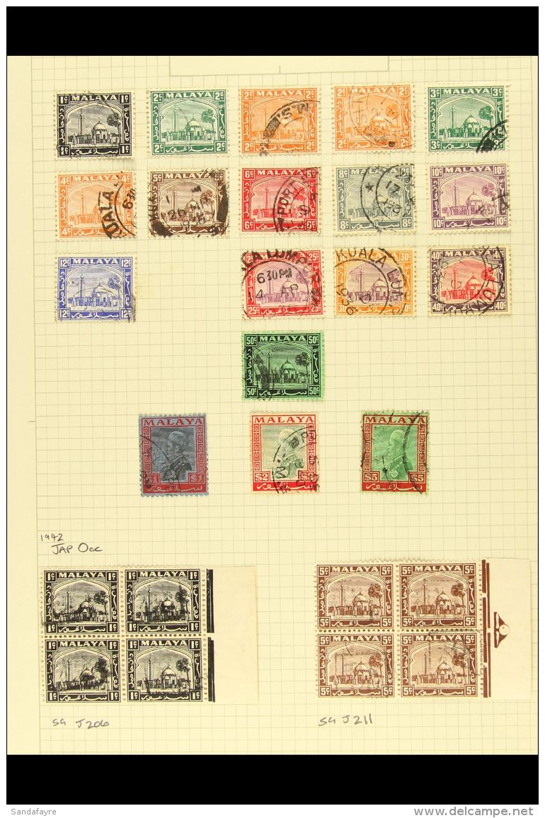 SELANGOR 1885 - 1965 Fine Used Collection With Many Better Values And Including 1885 Opt's On 2c Rose, 1891 Set,... - Altri & Non Classificati