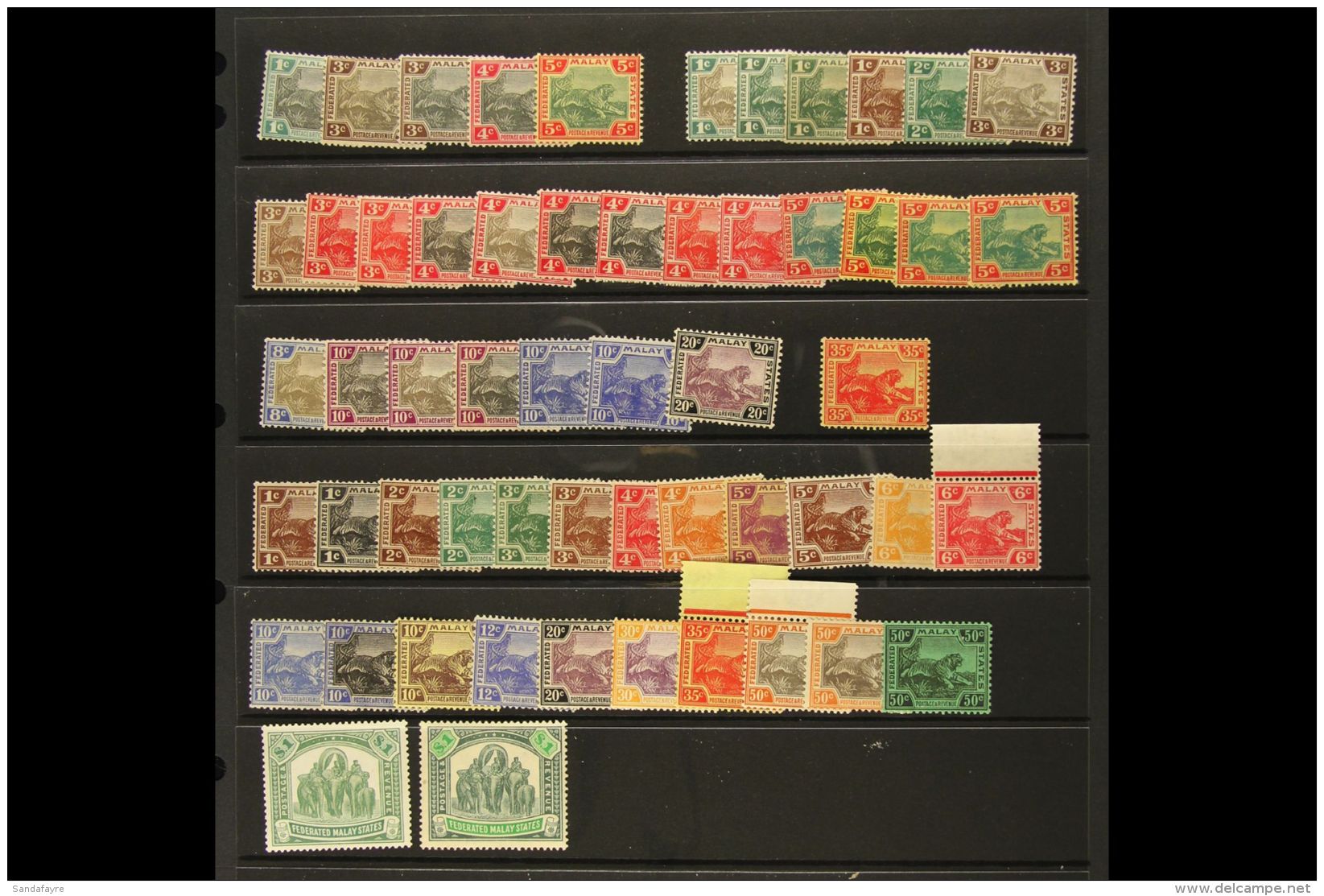 F.M.S. 1900-34 A Very Fine Mint Range Of All Different, Many Are Superb Or Even Never Hinged Quality; Note 1900-01... - Altri & Non Classificati