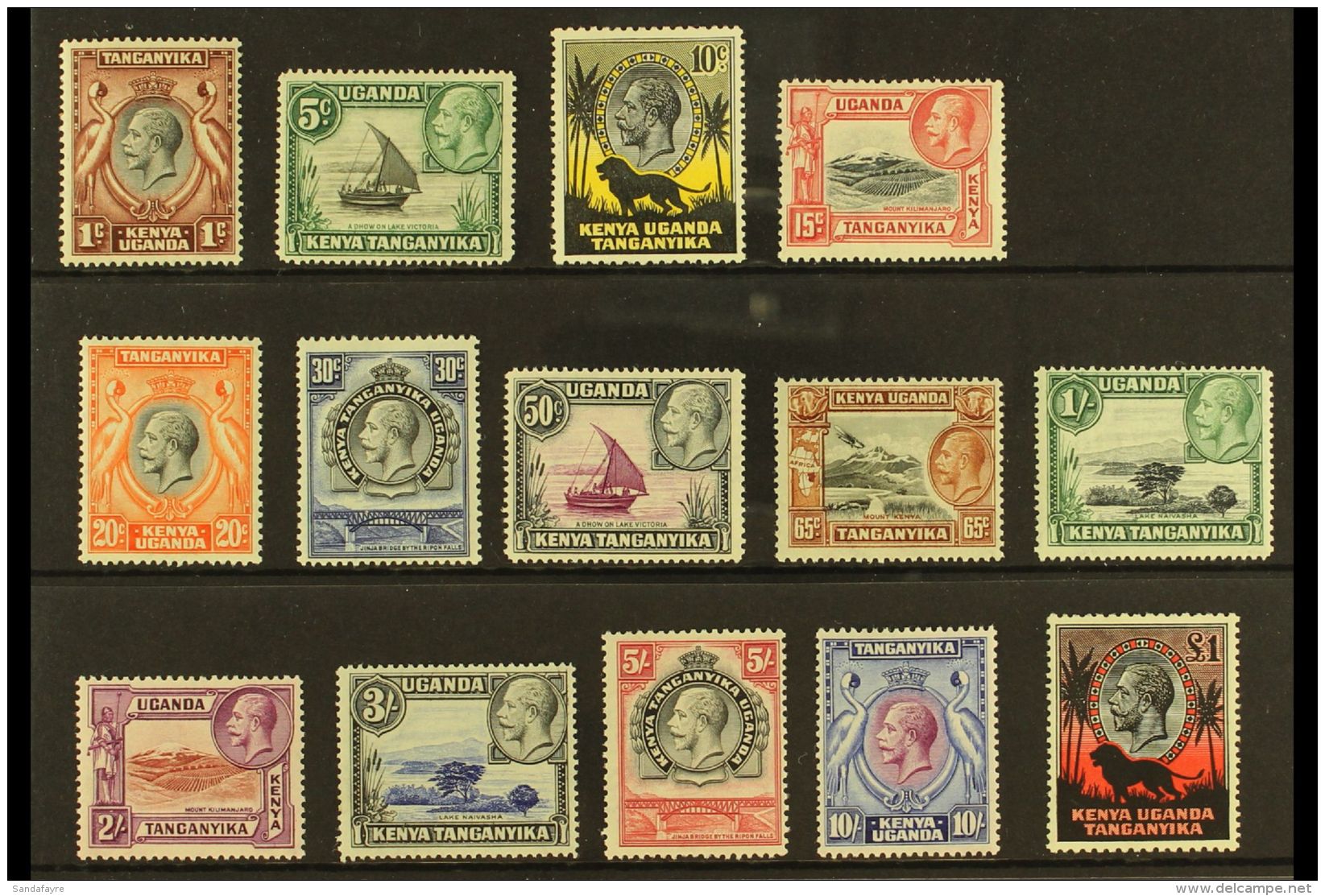 1935-37 KGV Pictorial "Basic" Definitive Set, SG 110/23, Fine Mint (14 Stamps) For More Images, Please Visit... - Vide