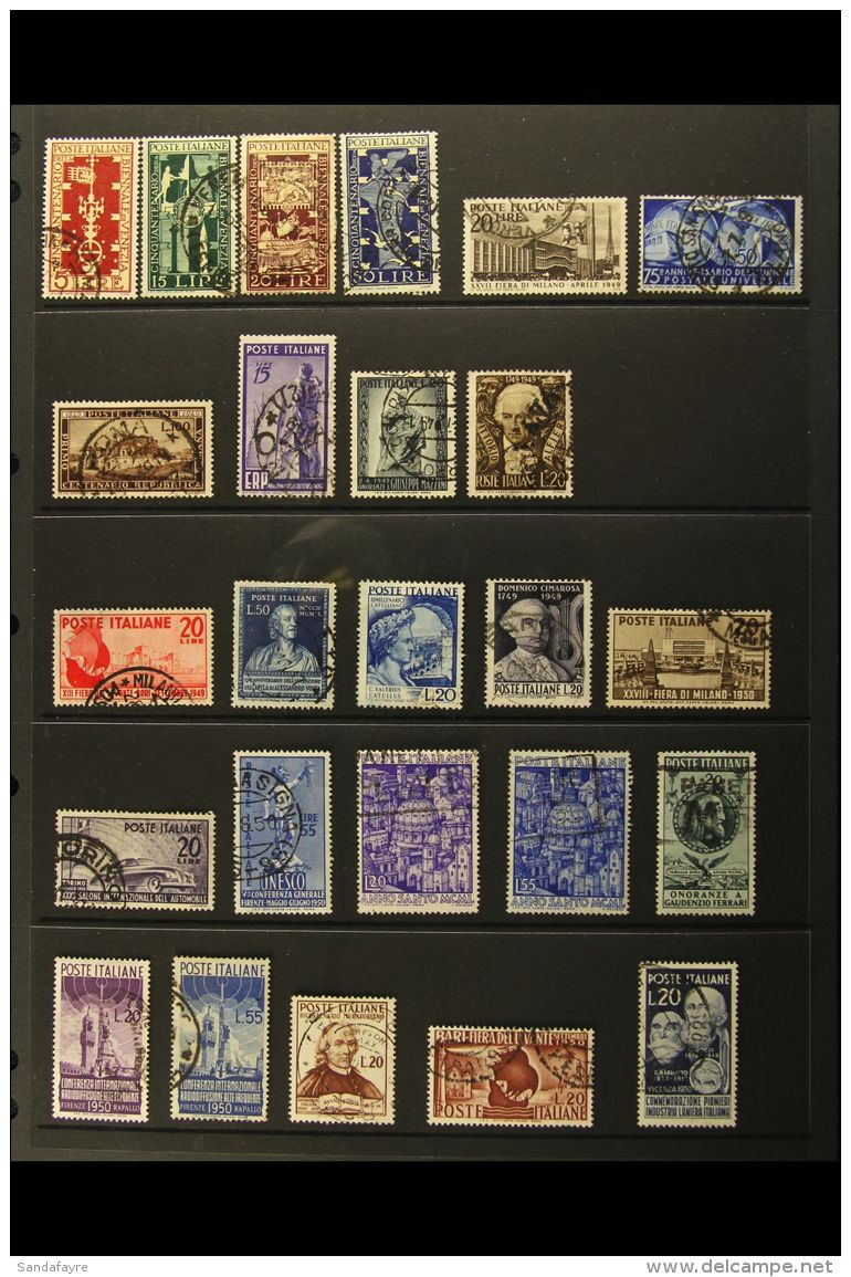 1949-1952 FINE POSTALLY USED All Different Collection. Strongly Represented For The Period With Many Better Values... - Non Classificati