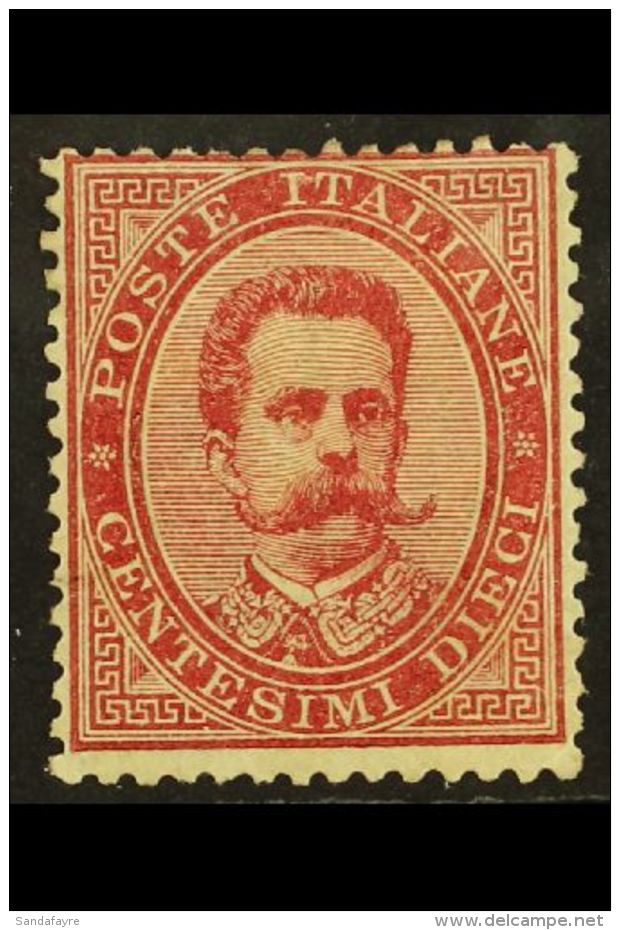 1879 10c Carmine, Umberto I, Sass 38, Mint Part Og. Cat Sass &euro;300 (&pound;230) For More Images, Please Visit... - Non Classificati