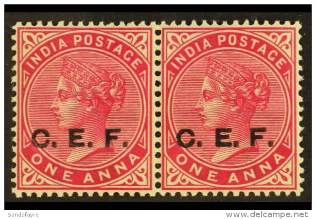 CHINA EXPEDITIONARY FORCE 1904 1a Carmine (Queen Victoria) With "C.E.F." Overprint, SG C11, Very Fine Mint... - Altri & Non Classificati