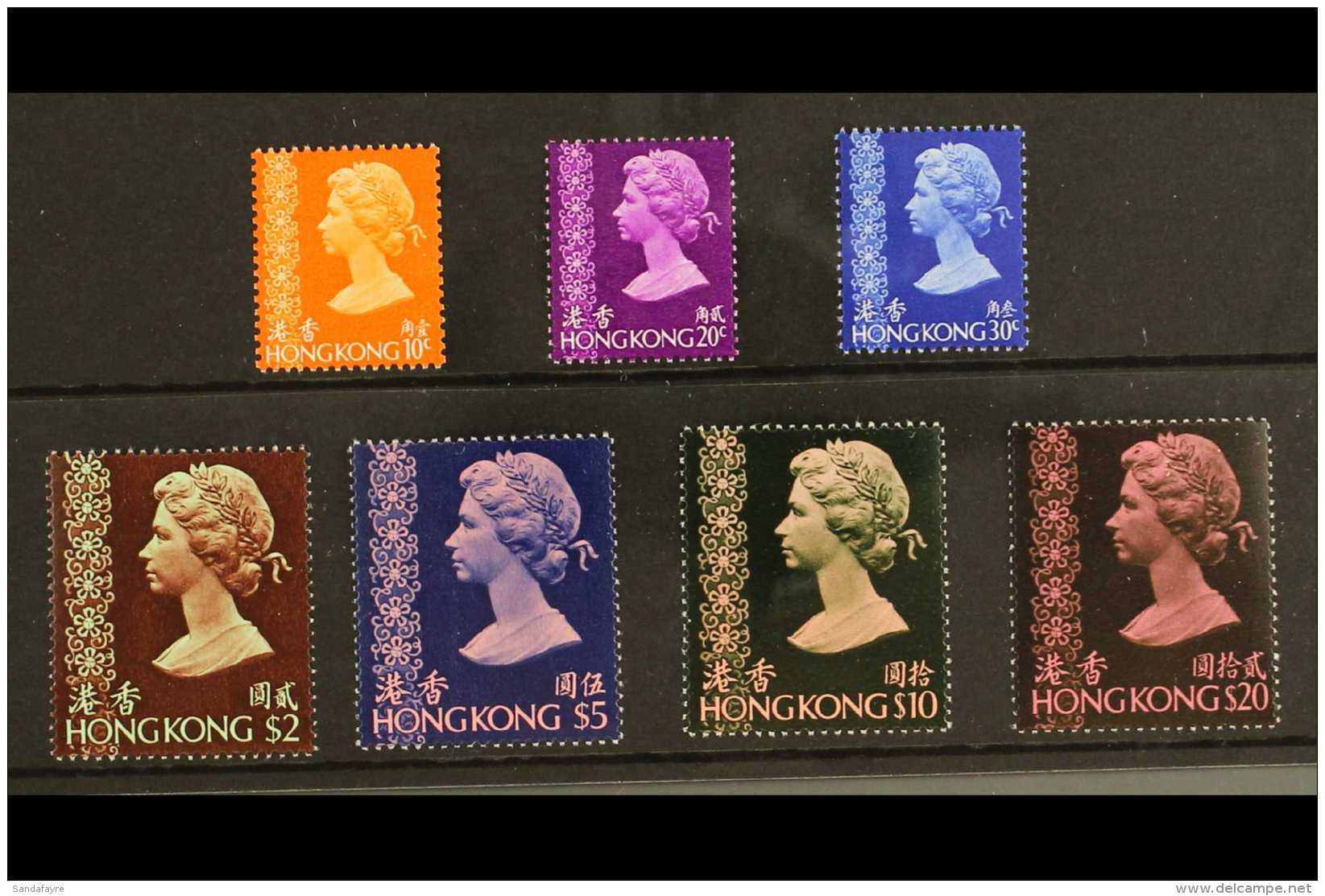 1976 (20 FEB) Definitives Without Watermark Complete Set, SG 340/353, Superb Never Hinged Mint. (7 Stamps) For... - Altri & Non Classificati