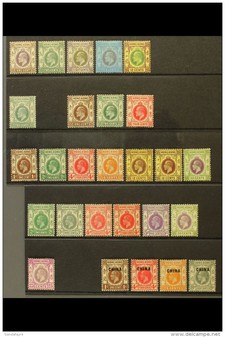 1903-1922 FINE MINT SELECTION On Stock Cards, All Different, Inc 1903 To 8c, 10c &amp; 12c, 1904-06 2c, 1907-11... - Altri & Non Classificati