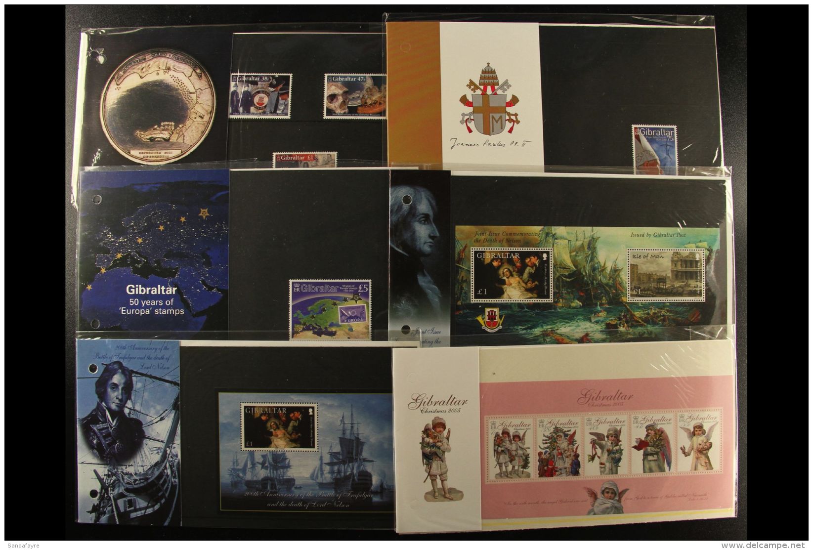 2000-2010 SUPERB NEVER HINGED MINT COLLECTION Of All Different Complete Sets &amp; Mini-sheets In Presentation... - Gibilterra