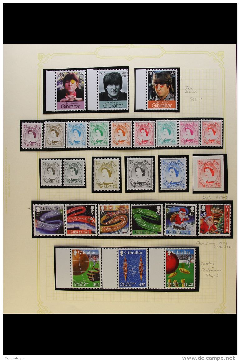 1984-2000 SUPERB NEVER HINGED MINT COLLECTION A Fabulous All Different Collection Presented On Hingeless Album... - Gibilterra