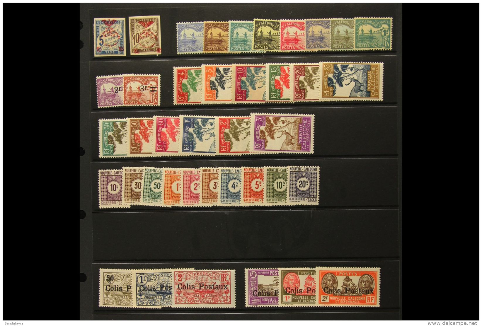 NEW CALEDONIA Postage Due And Parcel Post, Fine Mint Collection Of All Different. (40 Stamps) For More Images,... - Altri & Non Classificati