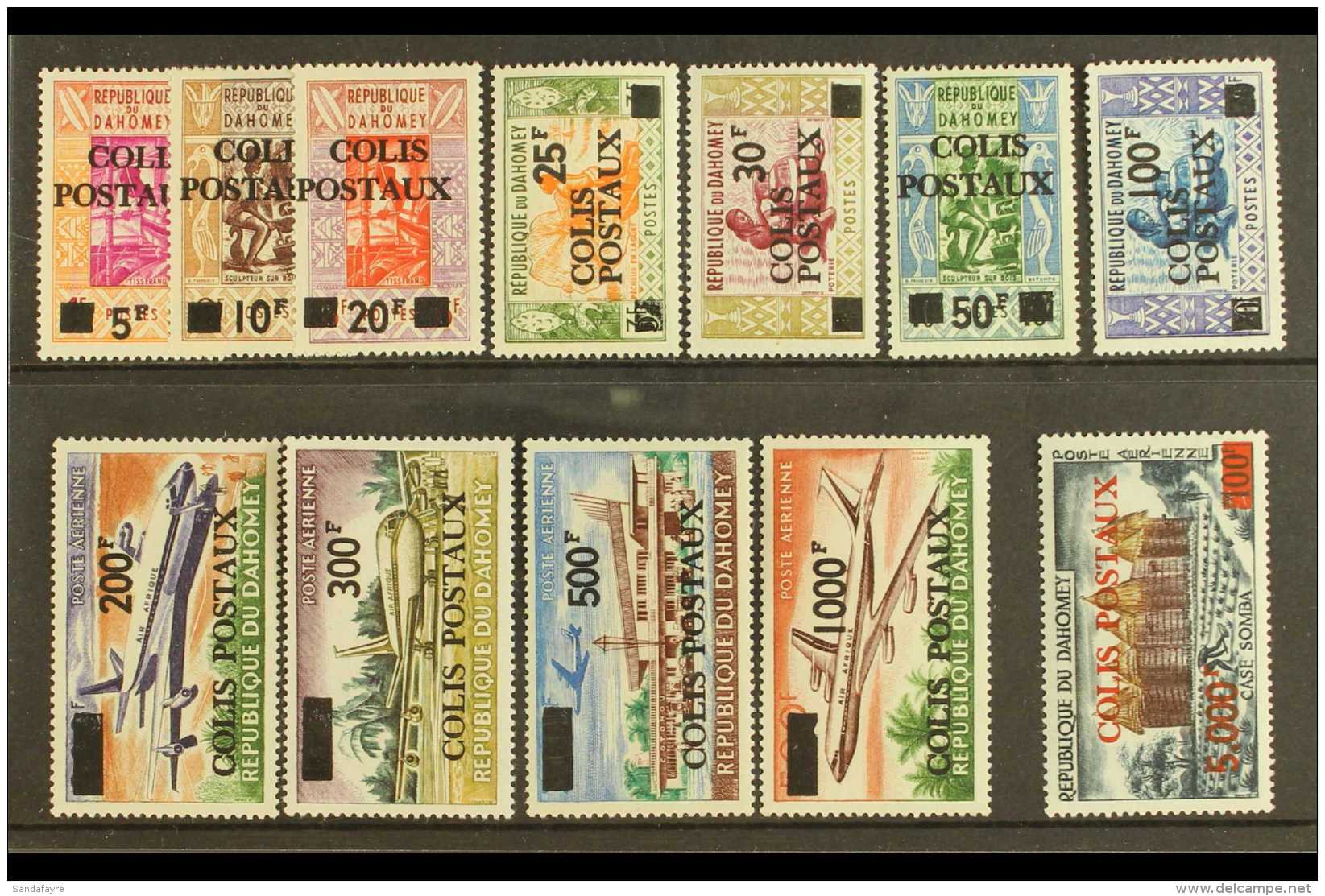 DAHOMEY 1967-69 PARCEL POST (COLIS POSTAUX) Collection, Yv 1/12, Never Hinged Mint (12 Stamps) For More Images,... - Altri & Non Classificati