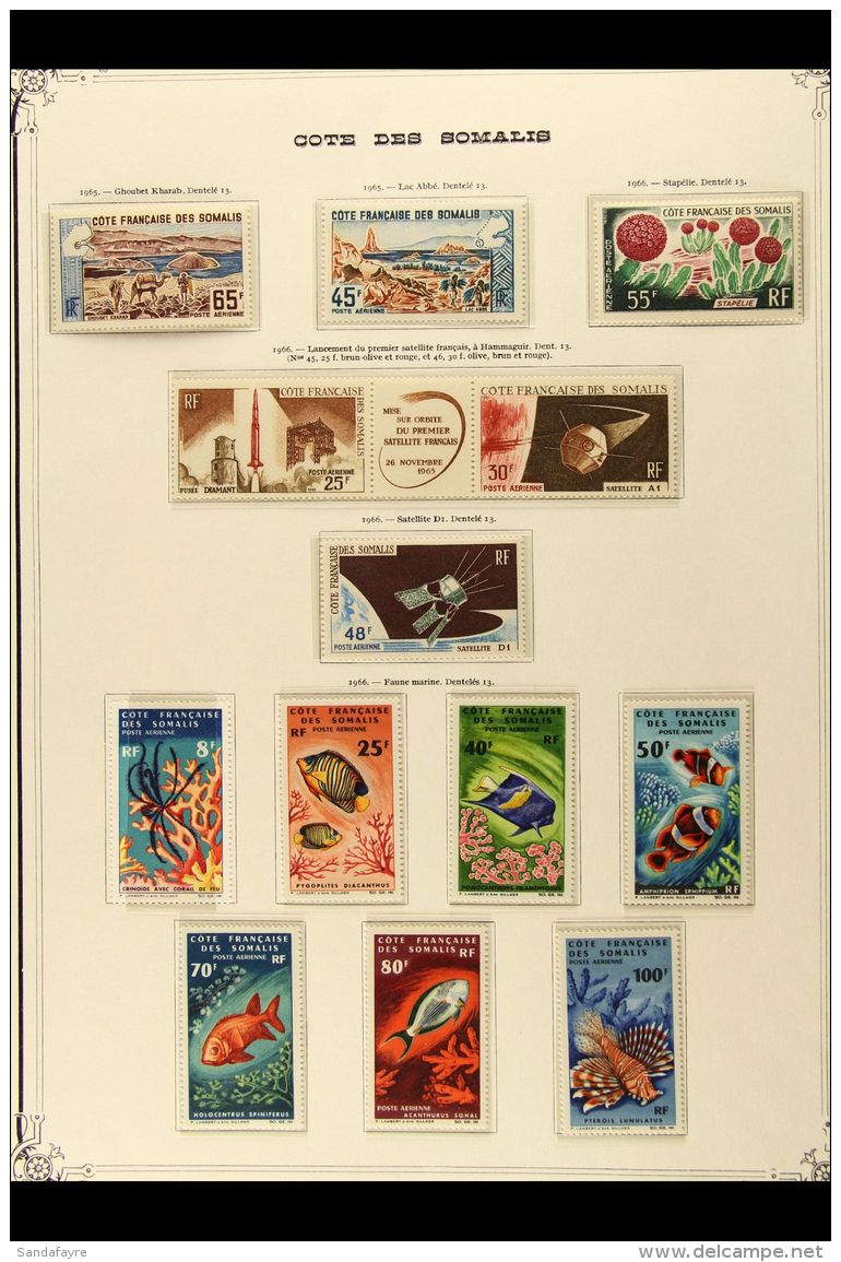 COTE DES SOMALIS 1964-1967 Superb Never Hinged Mint Complete Run Of Postage Issues (Yvert 322/28) And Air Post... - Altri & Non Classificati