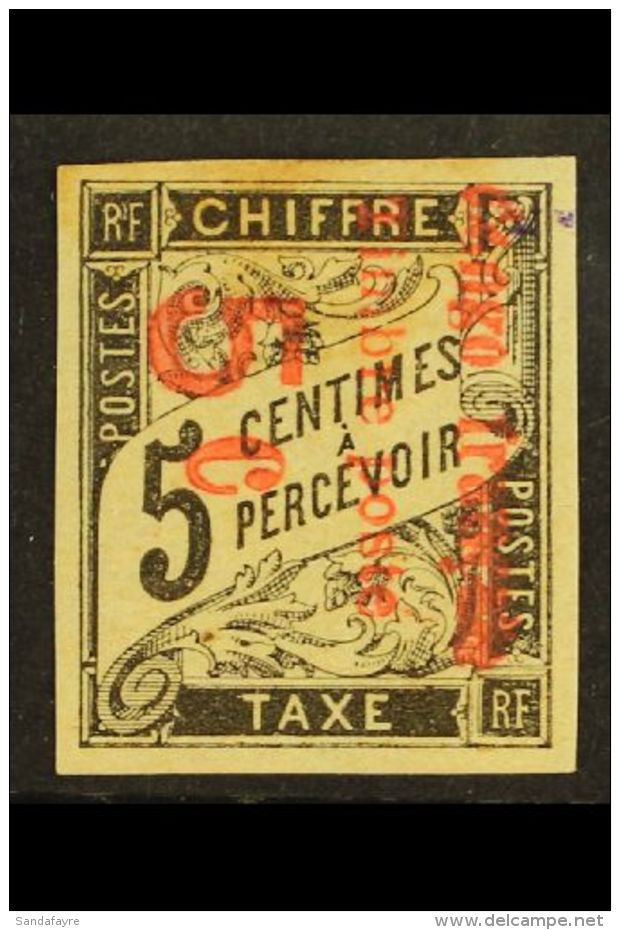 CONGO 1892  5c On 5c Black Postage Due, Yv 8, Mint, Light Gum Toning Otherwise Fine. For More Images, Please Visit... - Altri & Non Classificati