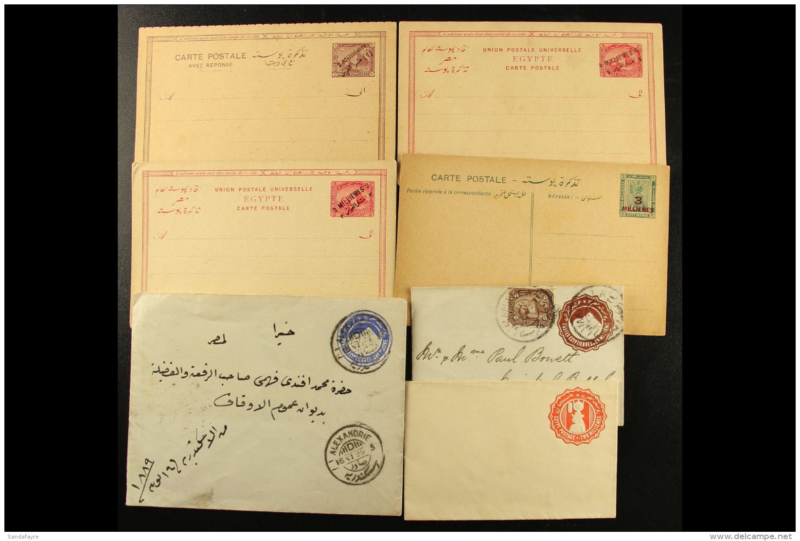 POSTAL STATIONERY 1889-1922 All Different Used Or Unused Group, Includes 1891-99 2m+2m Brown, 3m+5m Carmine, And... - Altri & Non Classificati