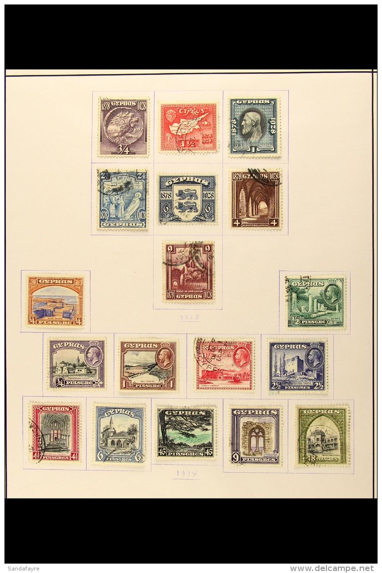 1928-61 MINT AND USED COLLECTION On Album Pages, Includes 1928 50th Anniv Set To 9pi Used, 1934 Pictorial Set... - Altri & Non Classificati