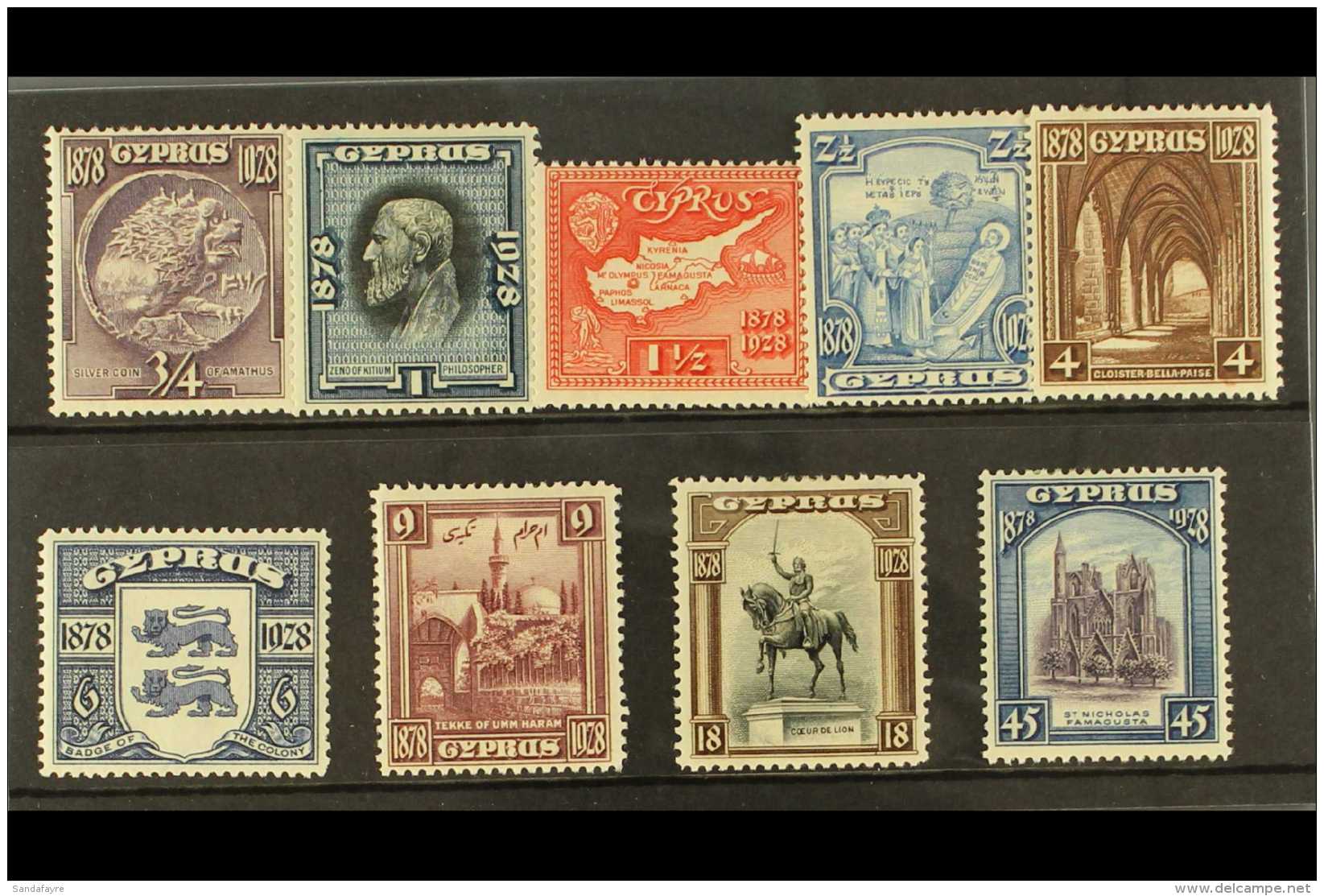 1928 Anniversary Of British Rule Set To 45pi, SG 123/31, Fine Mint (9 Stamps) For More Images, Please Visit... - Altri & Non Classificati