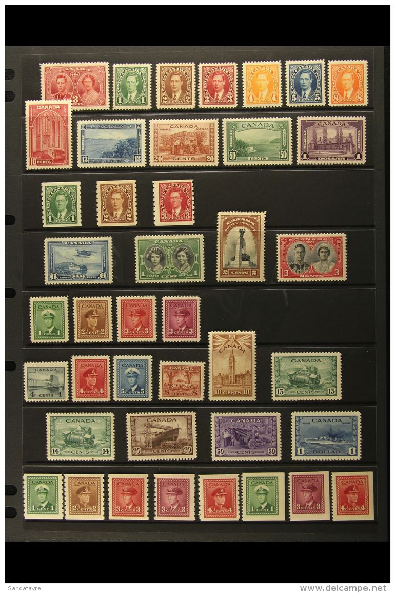 1937-53 KGVI COMPLETE MINT COLLECTION An Attractive, COMPLETE Postal Issues Collection On Stock Pages, SG 356/446,... - Altri & Non Classificati