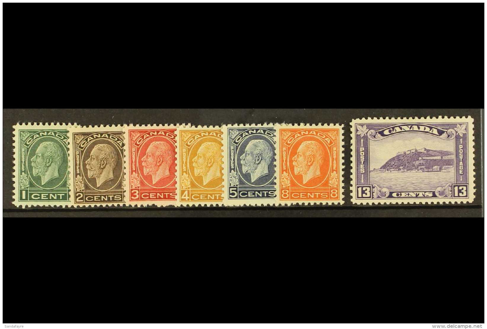 1932-33 Profile &amp; Citadel Complete Set, SG 319/325, Very Fine Mint. (7 Stamps) For More Images, Please Visit... - Altri & Non Classificati