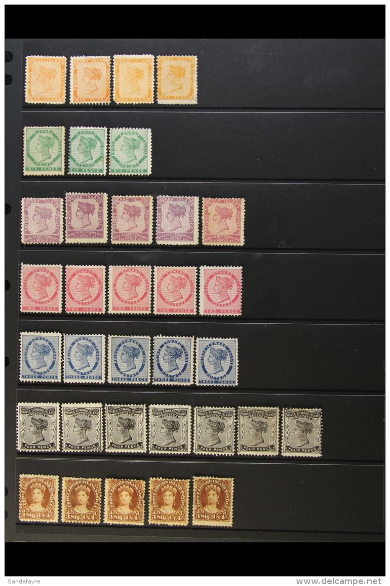 1862-1872 MINT/UNUSED RANGES On Stock Pages, Inc 1862-69 1d (x4), 6d (x3) &amp; 9d (x5), 1870 2d (x5), 3d (x5)... - Altri & Non Classificati