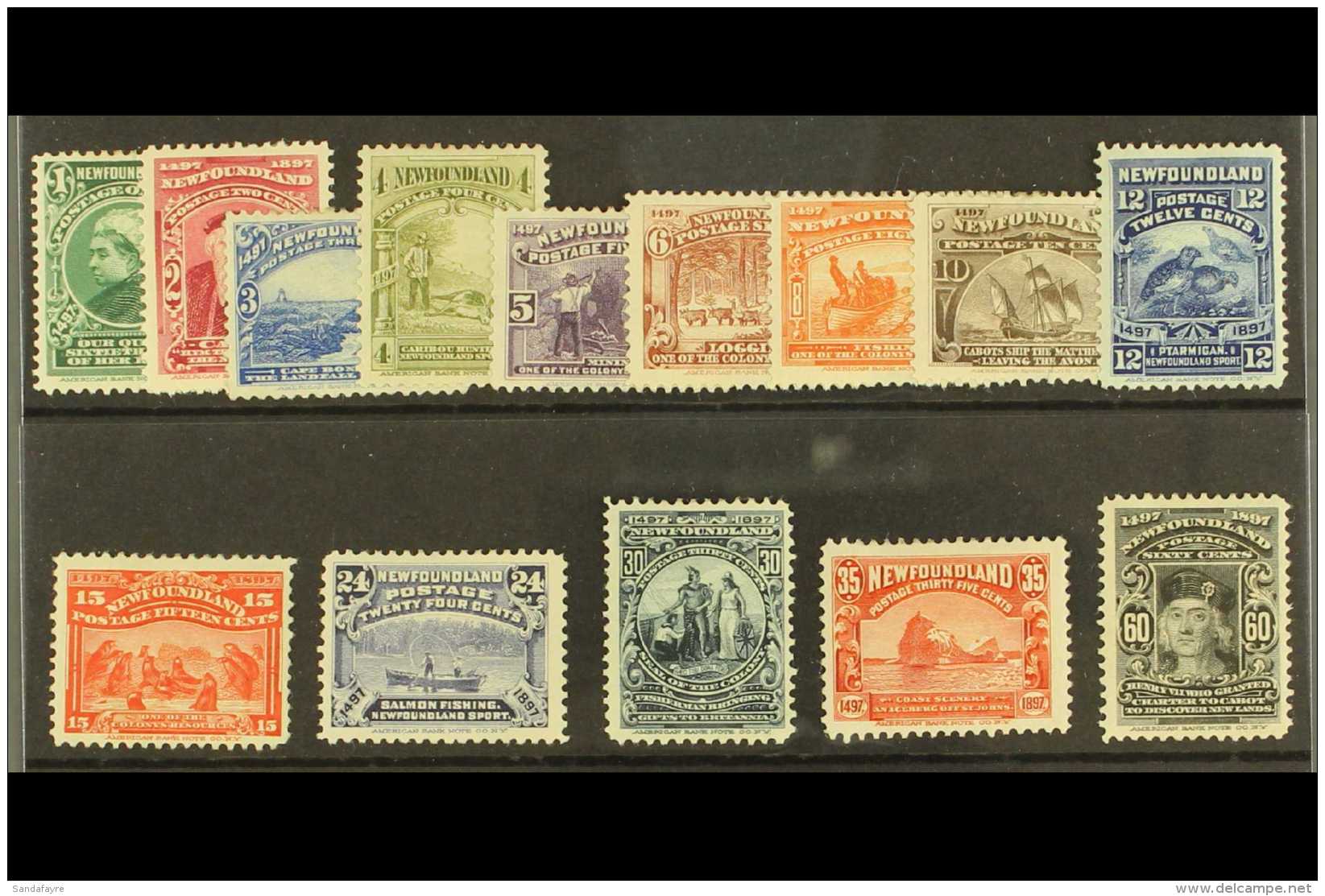 1897 Discovery Anniversary Complete Set, SG 66/79, Fine Fresh Mint. (14 Stamps) For More Images, Please Visit... - Altri & Non Classificati