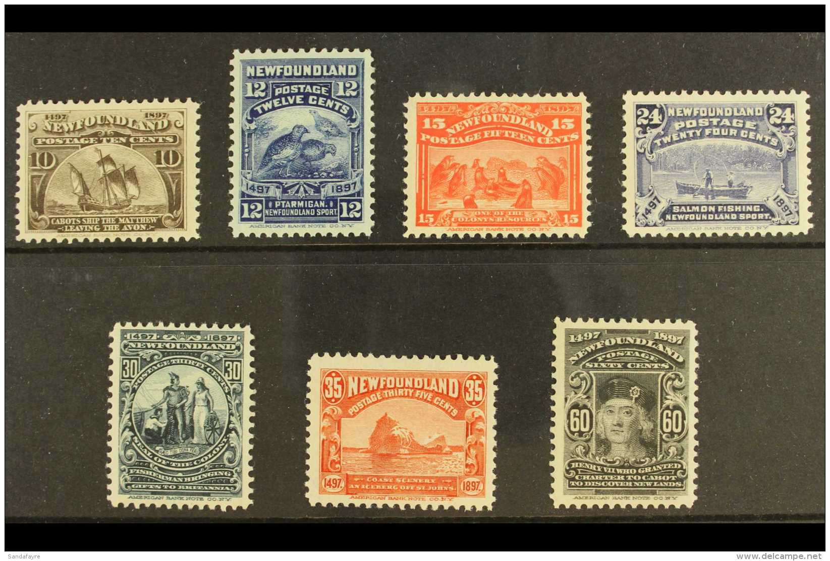 1897 Discovery Set Complete From 10c To 60c , SG 73/79, Very Fine NEVER HINGED MINT (7 Stamps) For More Images,... - Altri & Non Classificati