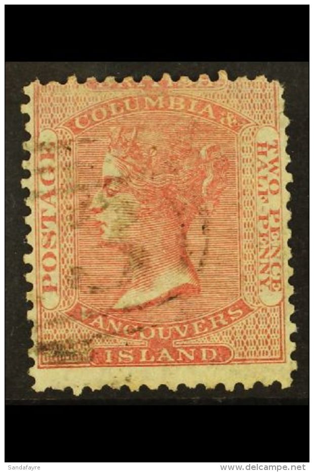 1860 2&frac12;d Deep Reddish Rose, SG 2, Very Good Used With Rich Colour And Light Cancel, Few Nibbled Perfs At... - Altri & Non Classificati