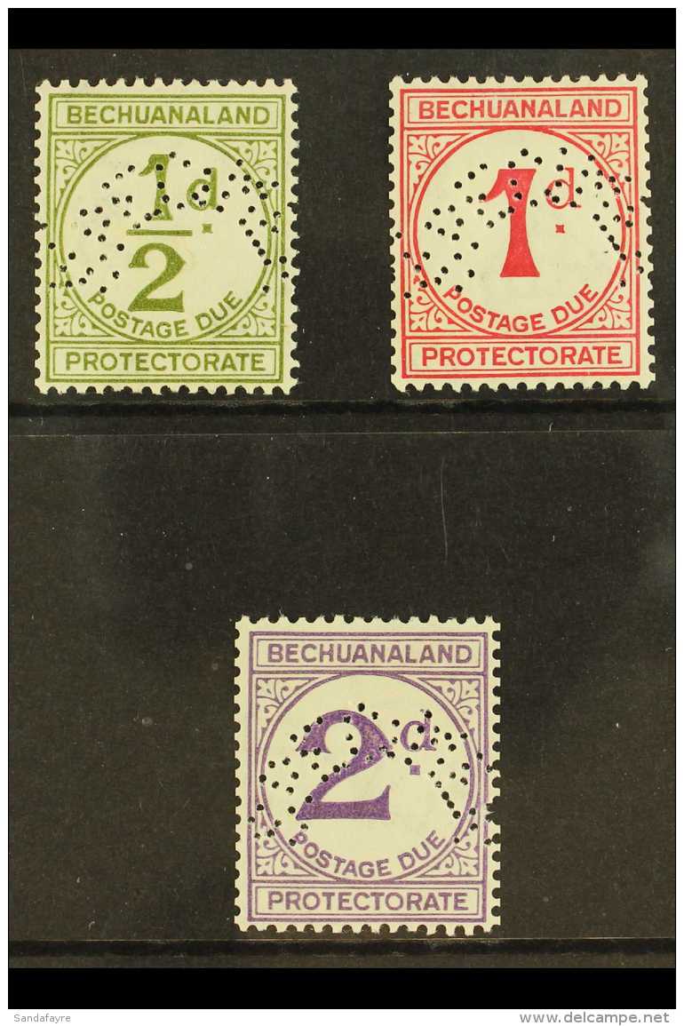 POSTAGE DUES 1932 Set Complete, Perforated "Specimen", SG D4s/6s, Very Fine Mint. (3 Stamps) For More Images,... - Altri & Non Classificati