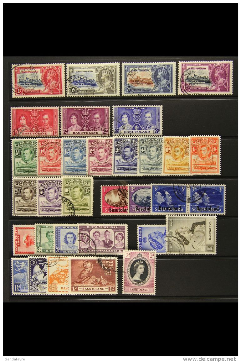 1935-53 A Fine Cds Used Range Incl. 1935 Jubilee Set, 1938 Definitive Set, 1948 Wedding, UPU Etc. (35 Stamps) For... - Altri & Non Classificati