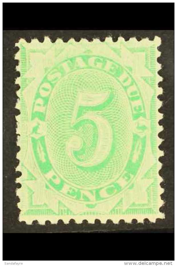 POSTAGE DUES 1902-04 5d Emerald-green Perf 11&frac12;,12, SG D17, Fine Mint, Very Fresh. For More Images, Please... - Altri & Non Classificati