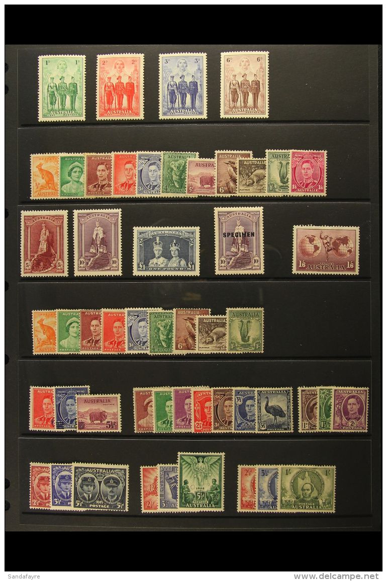 1937-65 ALL DIFFERENT MINT COLLECTION Includes 1937-49 Perf 13&frac12; X 14 Complete Set To &pound;1 Robes Plus... - Altri & Non Classificati