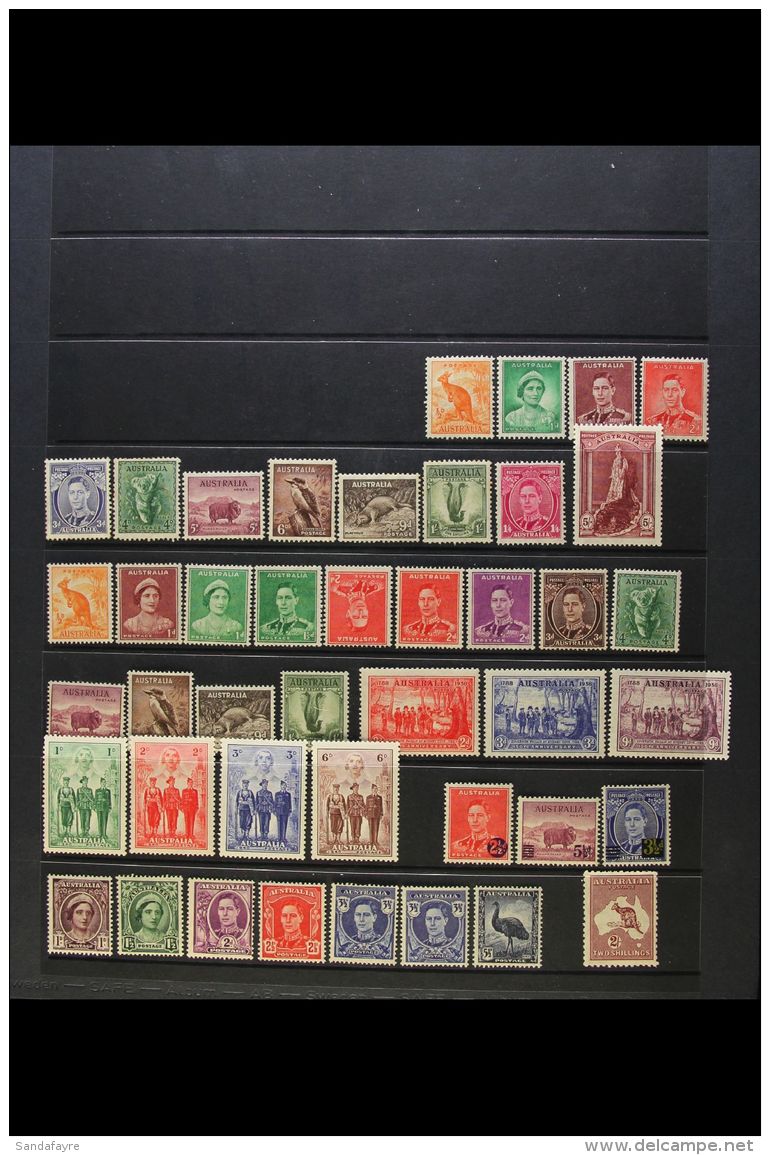 1937-52 KGVI MINT COLLECTION Presented On Stock Pages. Includes  1937-49 Definitive Perf 13&frac12; X 14 Set To 5s... - Altri & Non Classificati