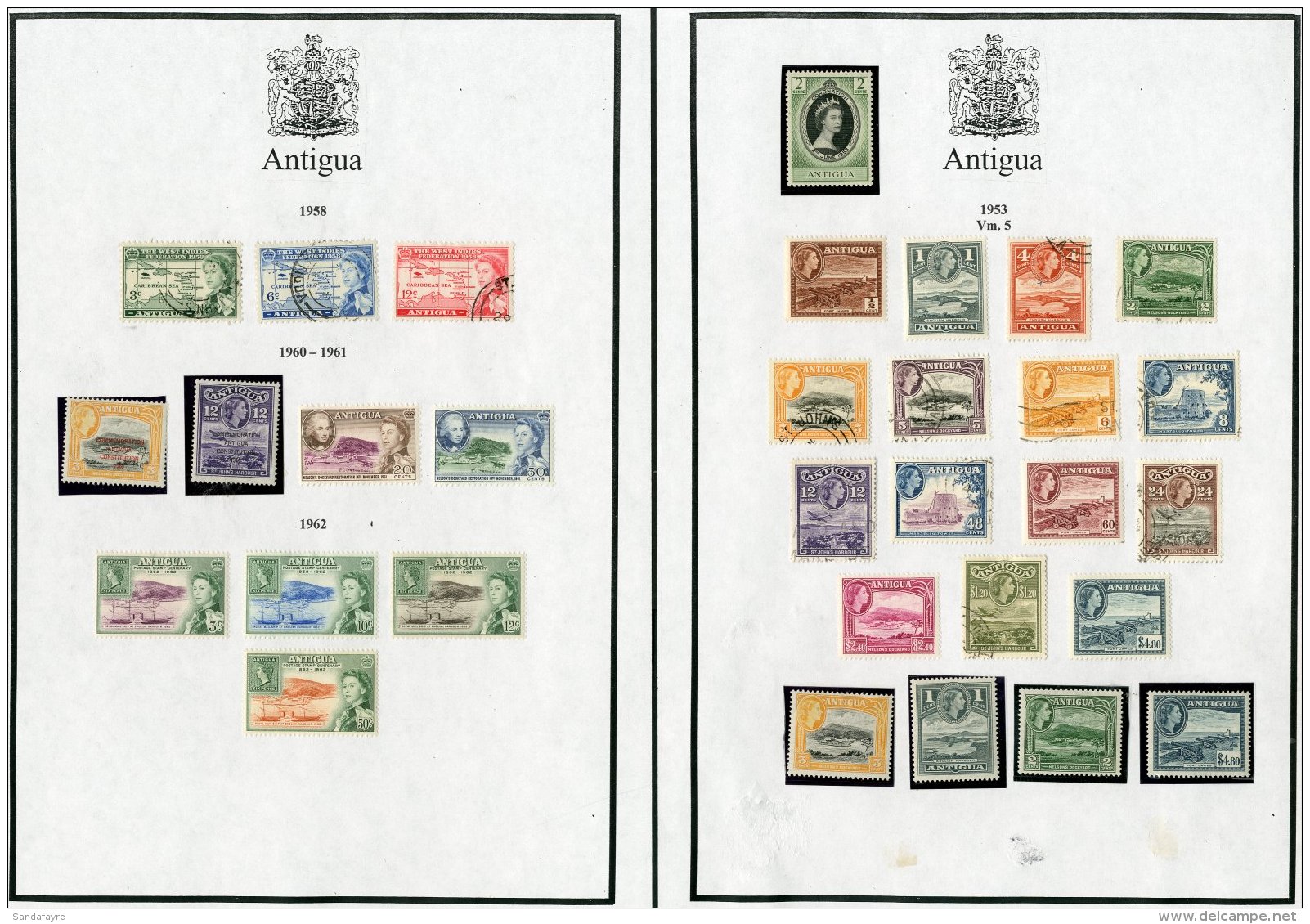 1953-1981 COLLECTION On Leaves, Fresh Mint Or Fine Used Stamps, Inc 1953-62 Defins Set Inc $2.40 &amp; $4.80 (x2)... - Altri & Non Classificati