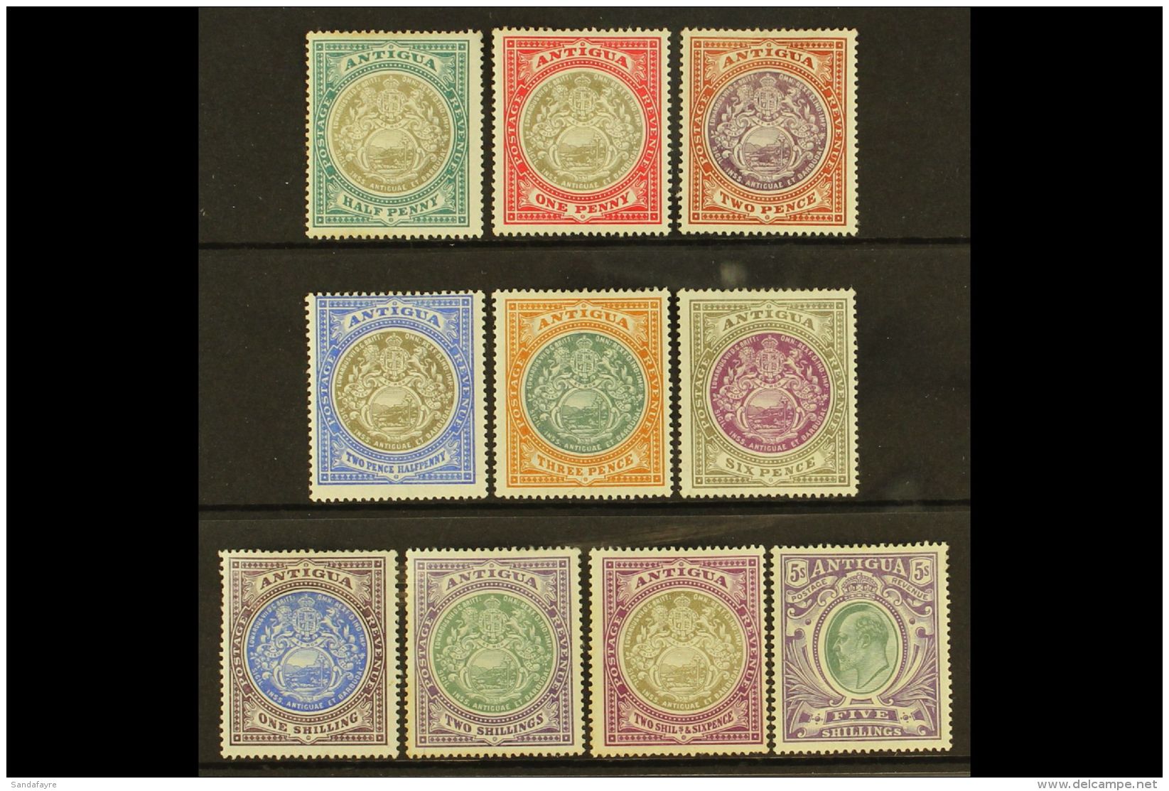 1903-07 Badge Of Colony Set (CC Wmk), SG 31/40, Mint (10 Stamps) For More Images, Please Visit... - Altri & Non Classificati