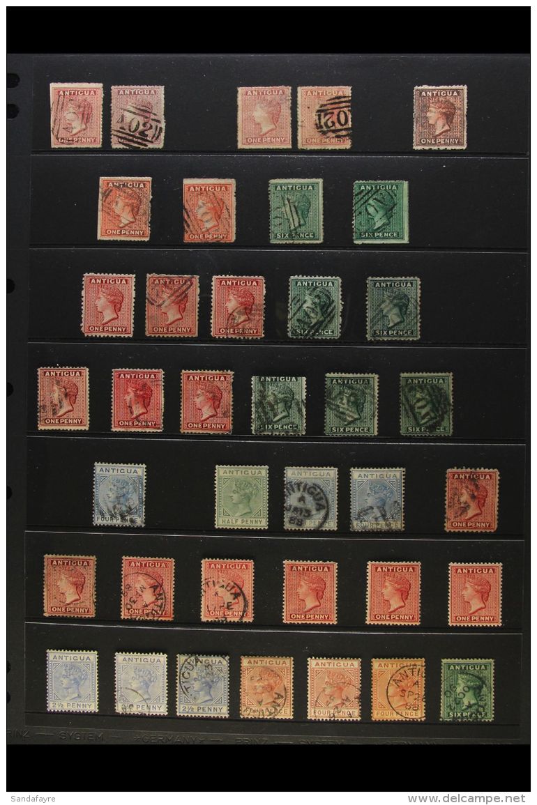 1863-1887 QUEEN VICTORIA SELECTION A Mint &amp; Used (mostly Used) Range Presented On A Stock Page That Includes... - Altri & Non Classificati