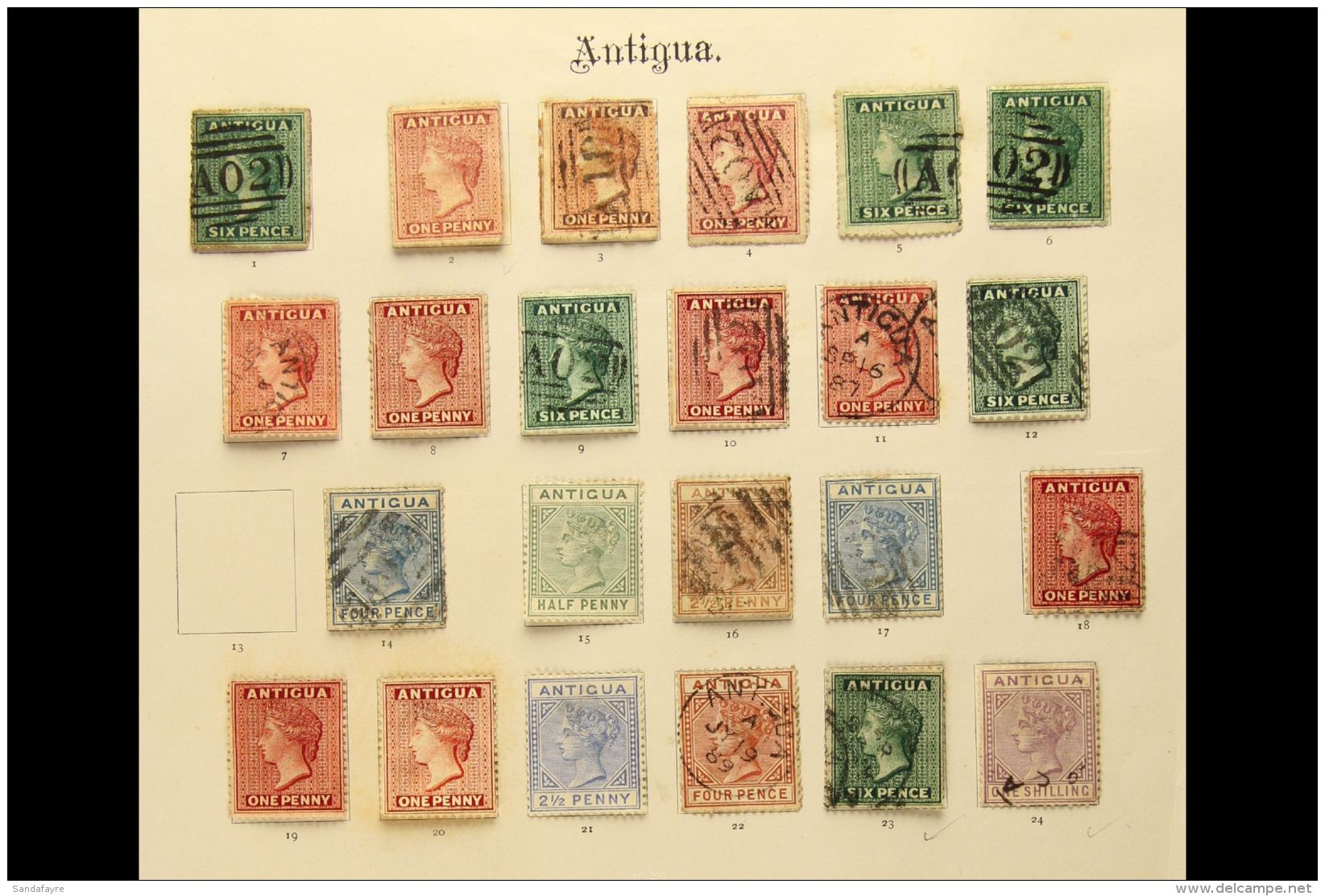 1863-1887 COLLECTION ON OLD "IMPERIAL" LEAF Mainly Fine Condition. With 1863-67 1d Unused And Used (2 Shades),... - Altri & Non Classificati