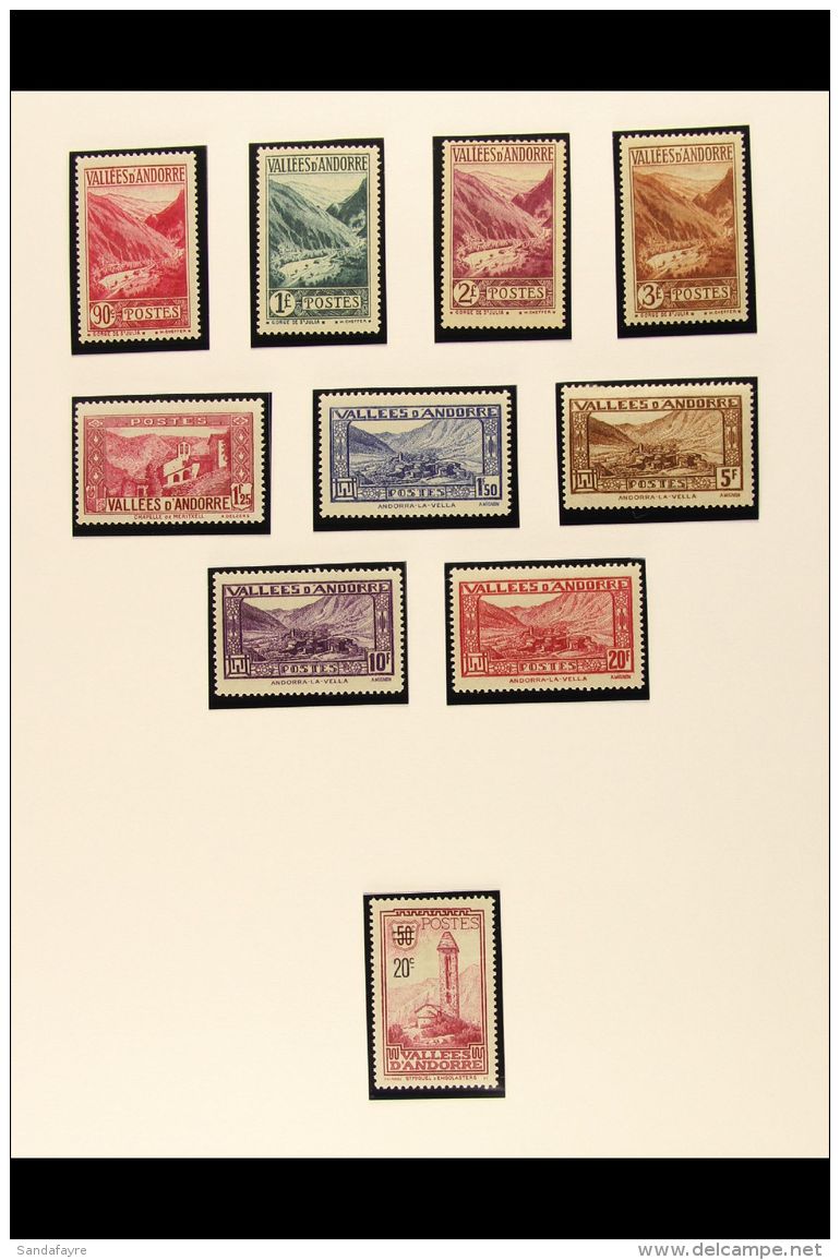 FRENCH 1932-1965 FINE MINT COLLECTION Neatly Presented On Album Pages. Includes 1932-33 Pictorial Range With Most... - Altri & Non Classificati