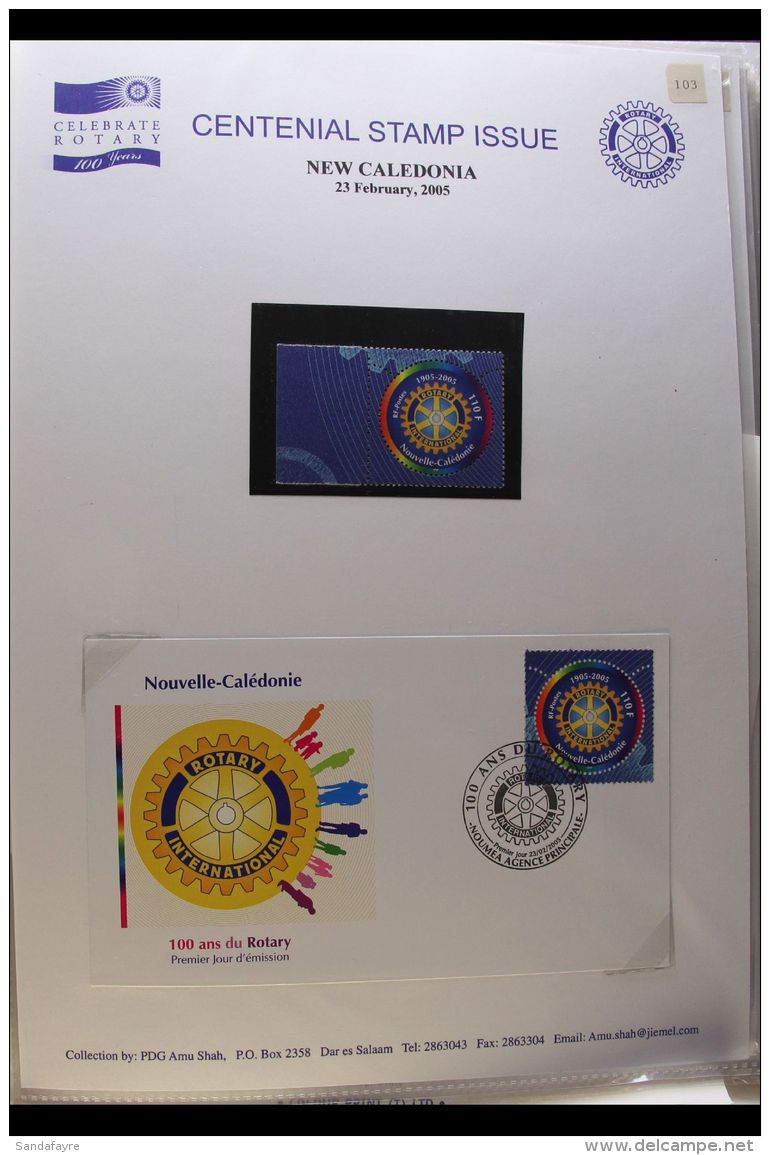 ROTARY INTERNATIONAL - 2005 CENTENARY COLLECTION Comprising All Different Never Hinged Mint Stamps, Miniature... - Ohne Zuordnung