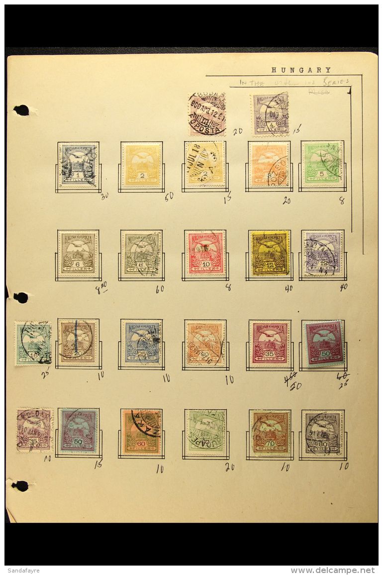 WORLD 'H' TO 'W' COUNTRIES. 19th Century To 1950's Mint &amp; Used Mostly All Different Stamps On Leaves, Inc... - Altri & Non Classificati