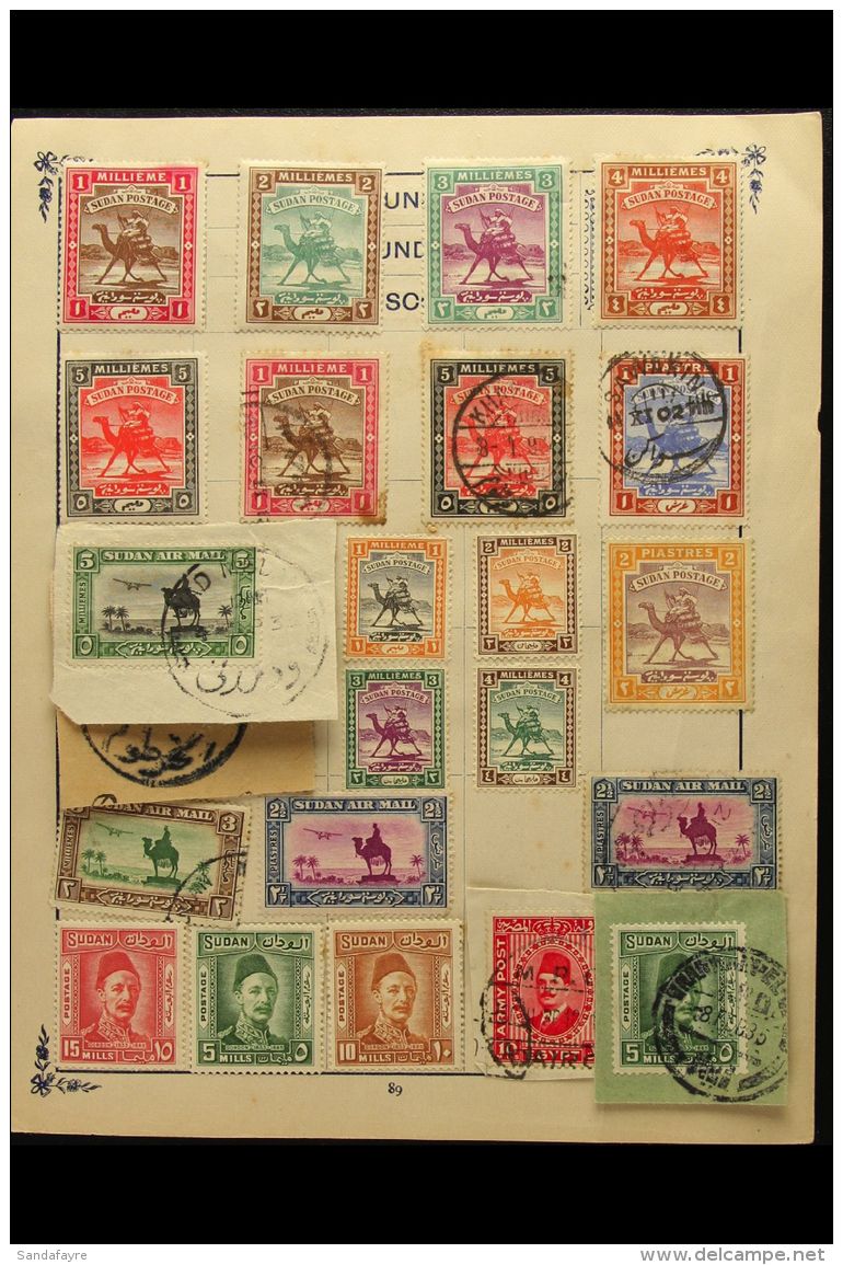 OLD TIME SORTER Interesting Looking Accumulation From A Collector And Member Of The Exeter Stamp Club, We See... - Altri & Non Classificati