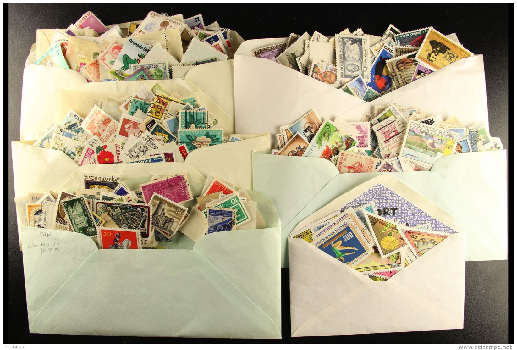 WORLD STAMPS SORTED BY TOPICS An Untidy All World/all Periods Mint And Used Assembly Crammed Into Envelopes Marked... - Altri & Non Classificati