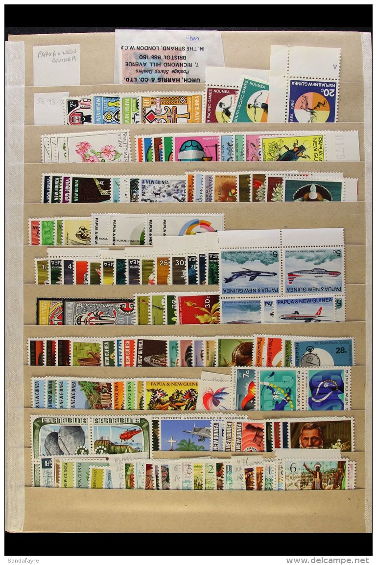 BRITISH COMMONWEALTH - OCEANIA NHM 1940's-1980's SUPERB NEVER HINGED MINT RANGES On Stock Pages &amp; In Glassine... - Altri & Non Classificati