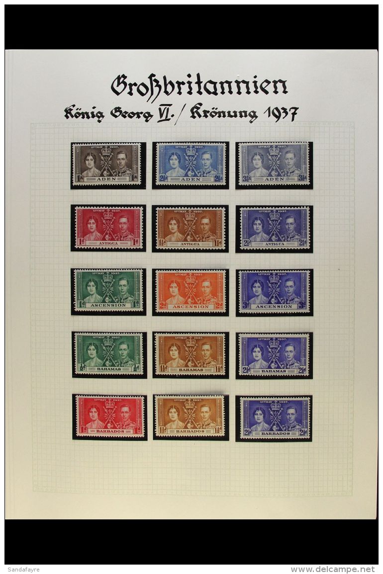 1937 - 1949 COMMONWEALTH OMNIBUS SETS. A Beautiful Collection Of Complete Omnibus Sets In Superb NEVER HINGED MINT... - Altri & Non Classificati