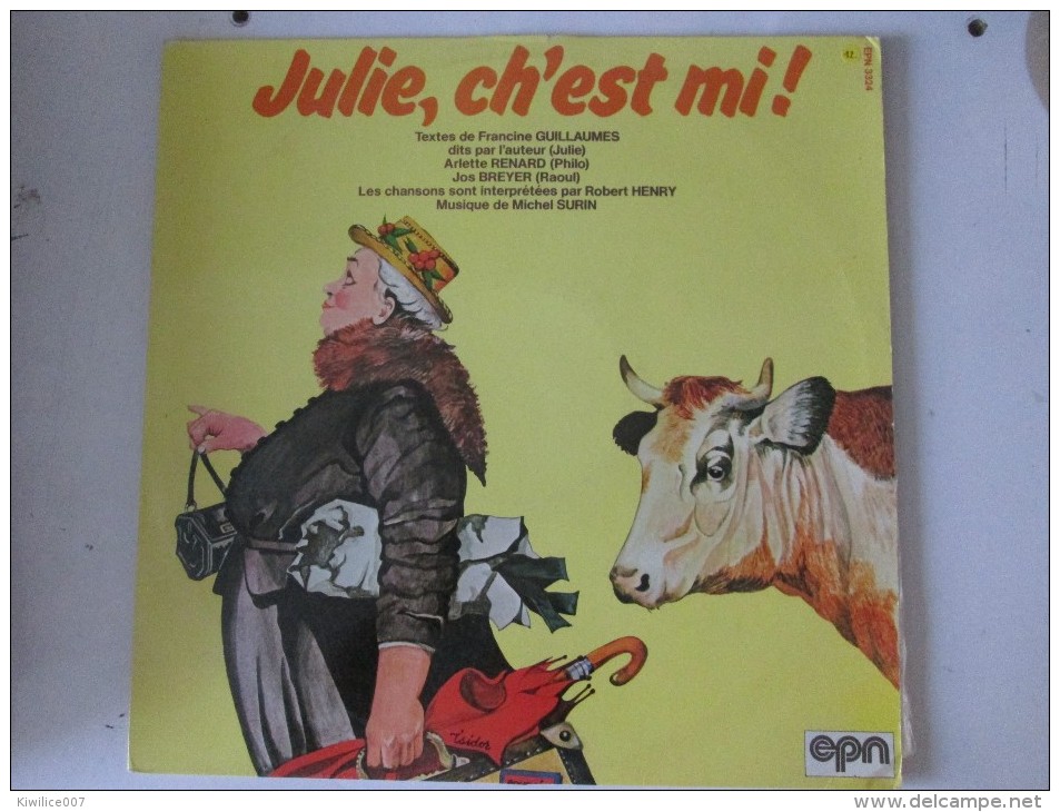 Julie Ch Est Mi  Vinyle  .............patois Picard Ch Ti Ch Timi Lille  Francines Guillaumes   Arlette Renard - Comiques, Cabaret