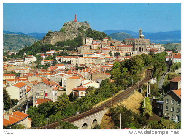 LE PUY-EN-VELAY (43, Haute-Loire) : Statue Notre Dame De France, Rocher Corneille, Cathédrale (non Circulée, Neuve) - Le Puy En Velay