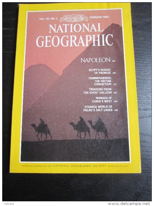 NATIONAL GEOGRAPHIC Vol. 161, N°2, 1982 : Napoleon - Geographie