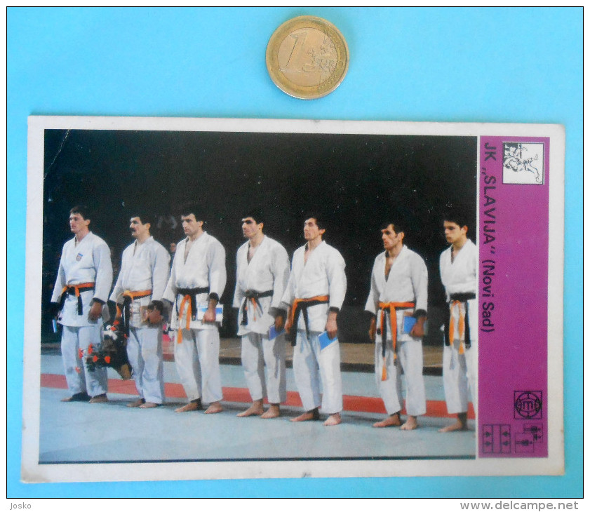 JUDO CLUB JK SLAVIJA - Yugoslavia Vintage Trading Card Svijet Sporta 1980 * Judo Sport - Other & Unclassified