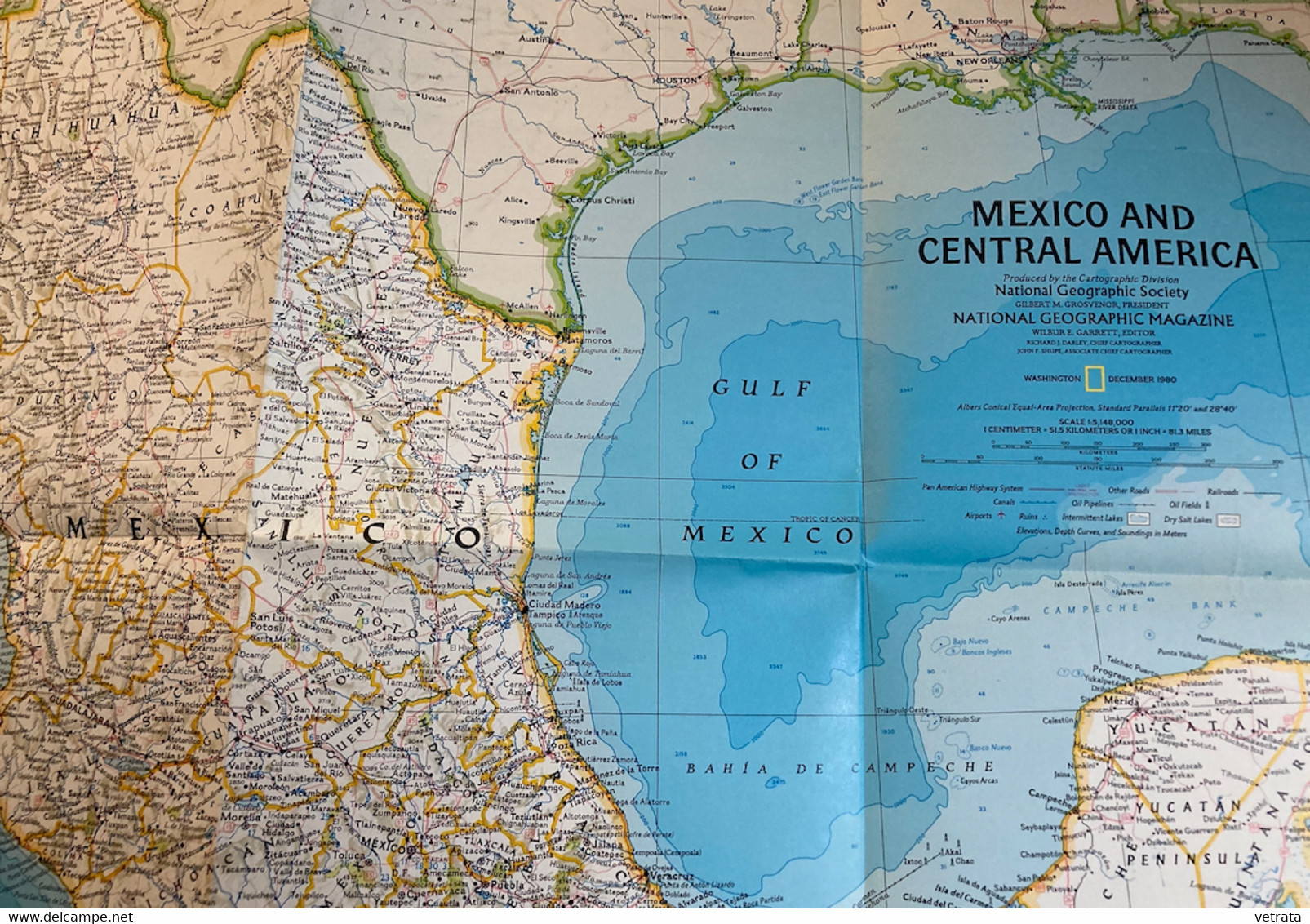 NATIONAL GEOGRAPHIC Vol. 158, N°6 1980 : The Aztecs (Avec Carte Aztec World-Mexico And Central America-66x51 Cm) (éditio - Geografia
