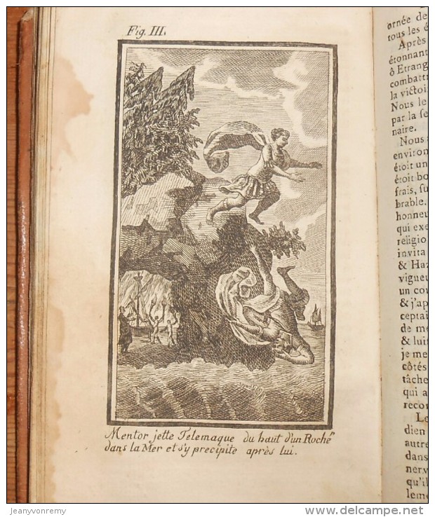 Les Aventures De Télémaque, Fils D'Ulysse. Messire François De Salignac De La Mothe Fenelon. 1788. - 1701-1800