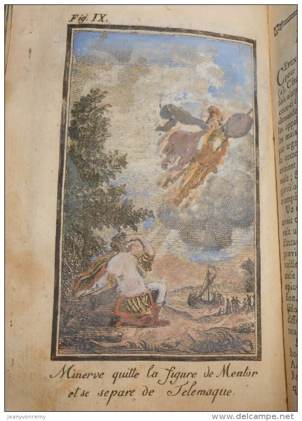 Les aventures de Télémaque, fils d'Ulysse. Messire François de Salignac de la Mothe Fenelon. 1788.