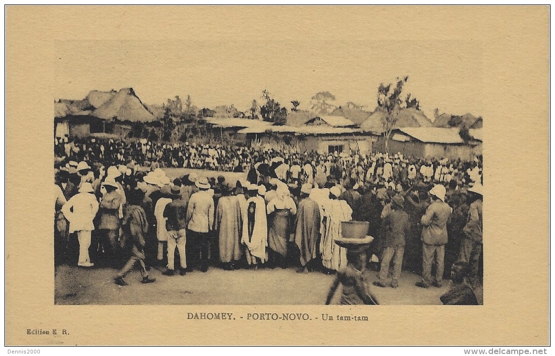 DAHOMEY - Porto Novo - Un Tam-Tam - Ed. E. R. - Dahomey