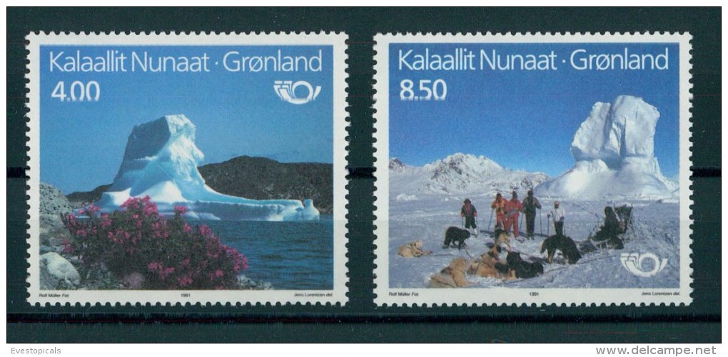 GREENLAND, TOURISM 1991 MNH SET 	Postfrisch, Sans Charnières ** - Neufs