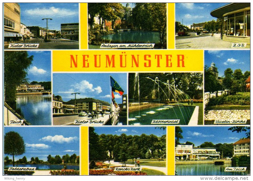 Neumünster - Mehrbildkarte 5 - Neumünster